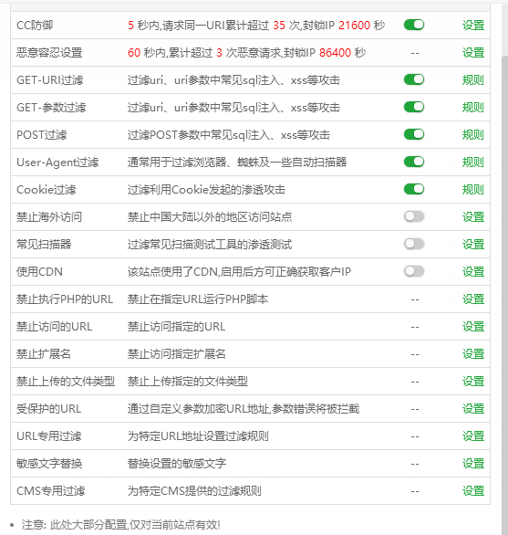 宝塔Nginx防火墙插件使用教程